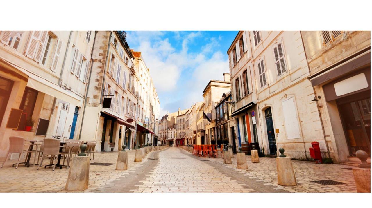 Appartement Tout Confort En Mezzanine A 20Mn A Pied Du Centre-Ville Avec Tv Et Wifi 拉罗歇尔 外观 照片